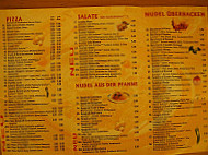 Pizza Samra menu