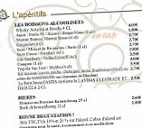 La Belle époque menu