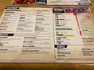 Buffalo Wild Wings menu