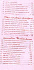 Nouvelle Etoile d'Or menu