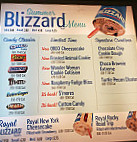 Dairy Queen menu