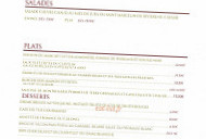 Le Local menu