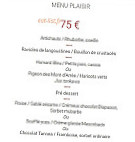 Les Trois Rochers menu