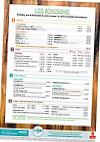 Leon De Bruxelles menu