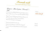 Al Dente menu