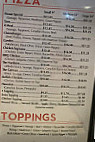 A B Pizza menu