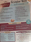 Peggy Sue's Cafe menu