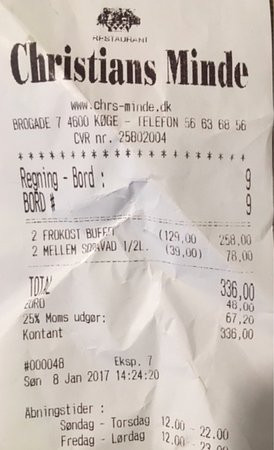 Christians Minde Menu