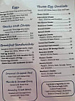 Sage Diner menu