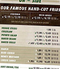 Wingstop menu