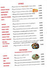 Shalimar menu