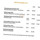 Le Rive Gauche menu