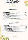 La Citadelle menu