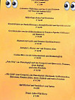 Jägerstüberl menu