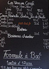 La Scuderia menu