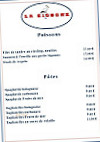 La Cigogne menu