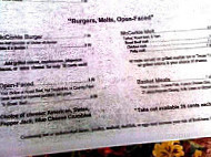 Mccorkle's menu