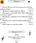 Saveurs Des Cevennes menu