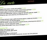 Fleur De Sureau menu