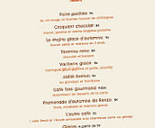 Auberge De Pugny menu