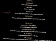 Au Maitre Carre menu