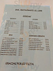 El Cine menu