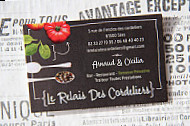 Le Relais Des Cordeliers menu