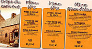 La Chandeleur menu