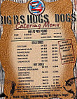 Big R's Hogs Dogs menu