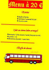 Bus Frites menu