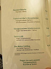 Tannenmühle menu