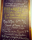 Press Coffee+crepes menu