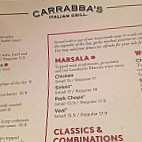 Carrabba's Italian Grill menu