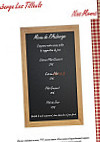 Les Tilleuls menu