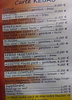 Les Saveur Latine menu