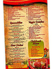 Habaneros Mexican menu