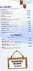 Le Chal'heureux menu