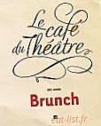 Le Café Du Théâtre menu