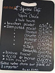 Iguane Café menu