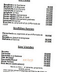 La Traviata menu