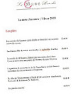 La Muse Bouche menu