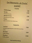 Zum Hohenstaufen Der Grieche menu