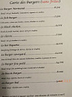 Auberge de la Truite menu