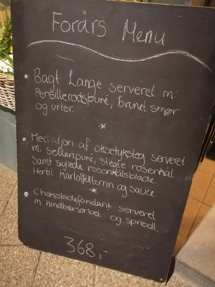 Valdemar Menu