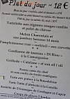 La Chouette menu