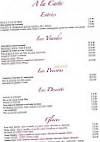 Le Rendez-vous menu