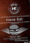 Have Eat inside