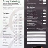 Crazy Chicken Menu