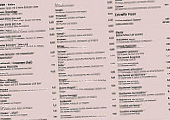 Belvedere Pizzeria menu