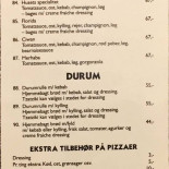 La Boheme Menu